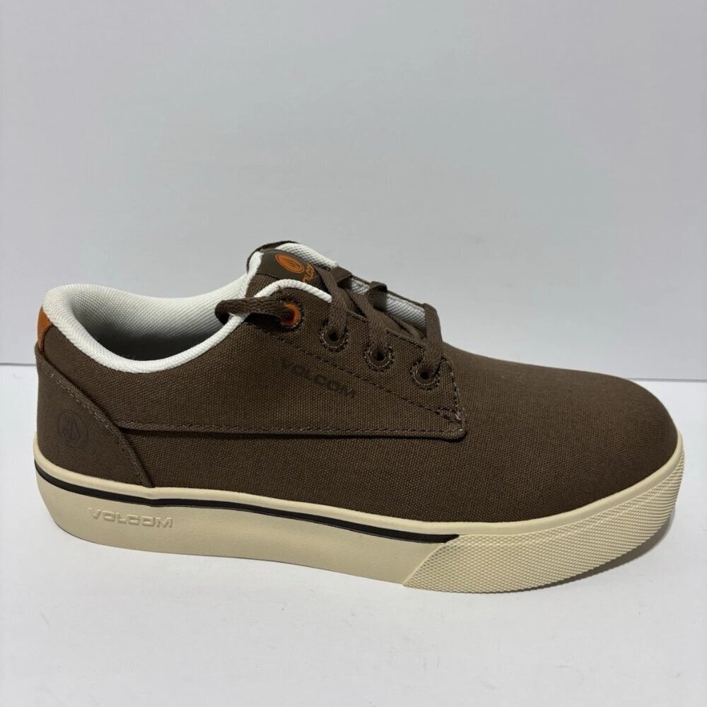 Volcom Men’s True Brown Composite Toe Work Sneakers, Size 7W